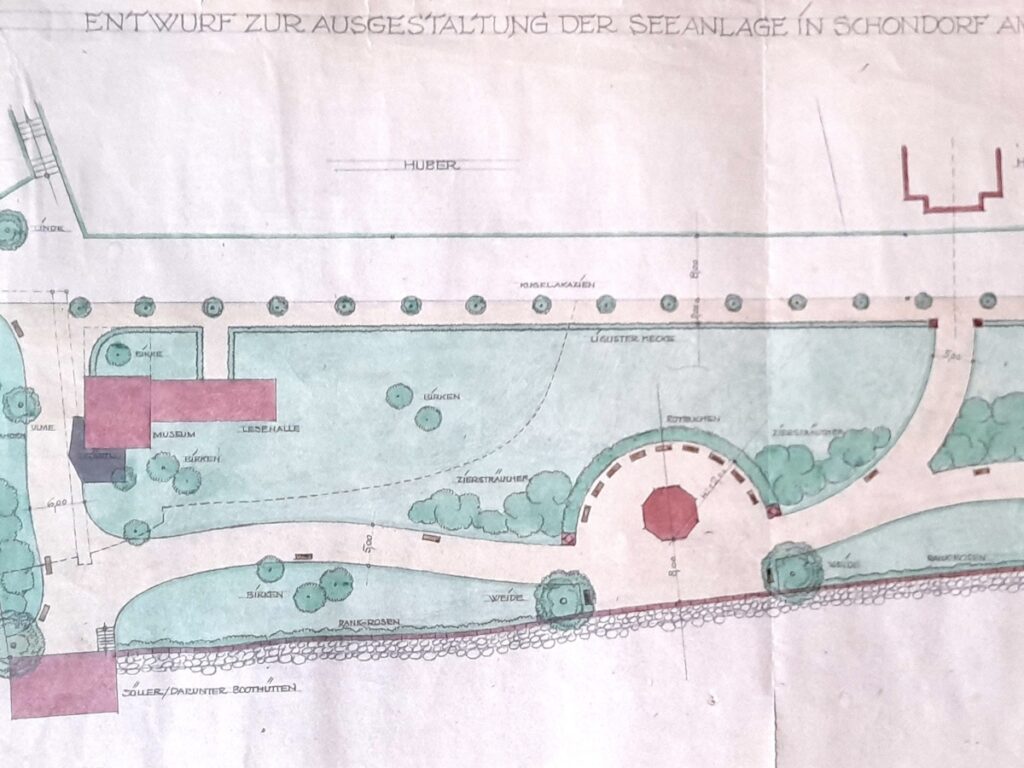 Entwurf Seeanlage von Max Joseph Gradl