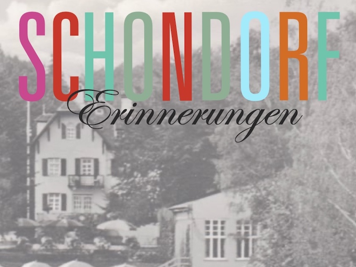 Buchumschlag Schondorf Erinnerungen