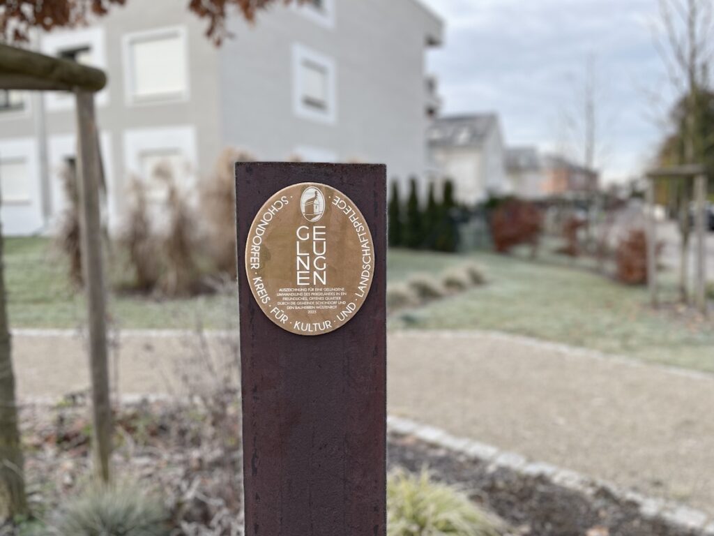 Gestaltungspreis "Gelungen" für die Bebauung des ehemaligen Prix-Geländes in Schondorf am Ammersee